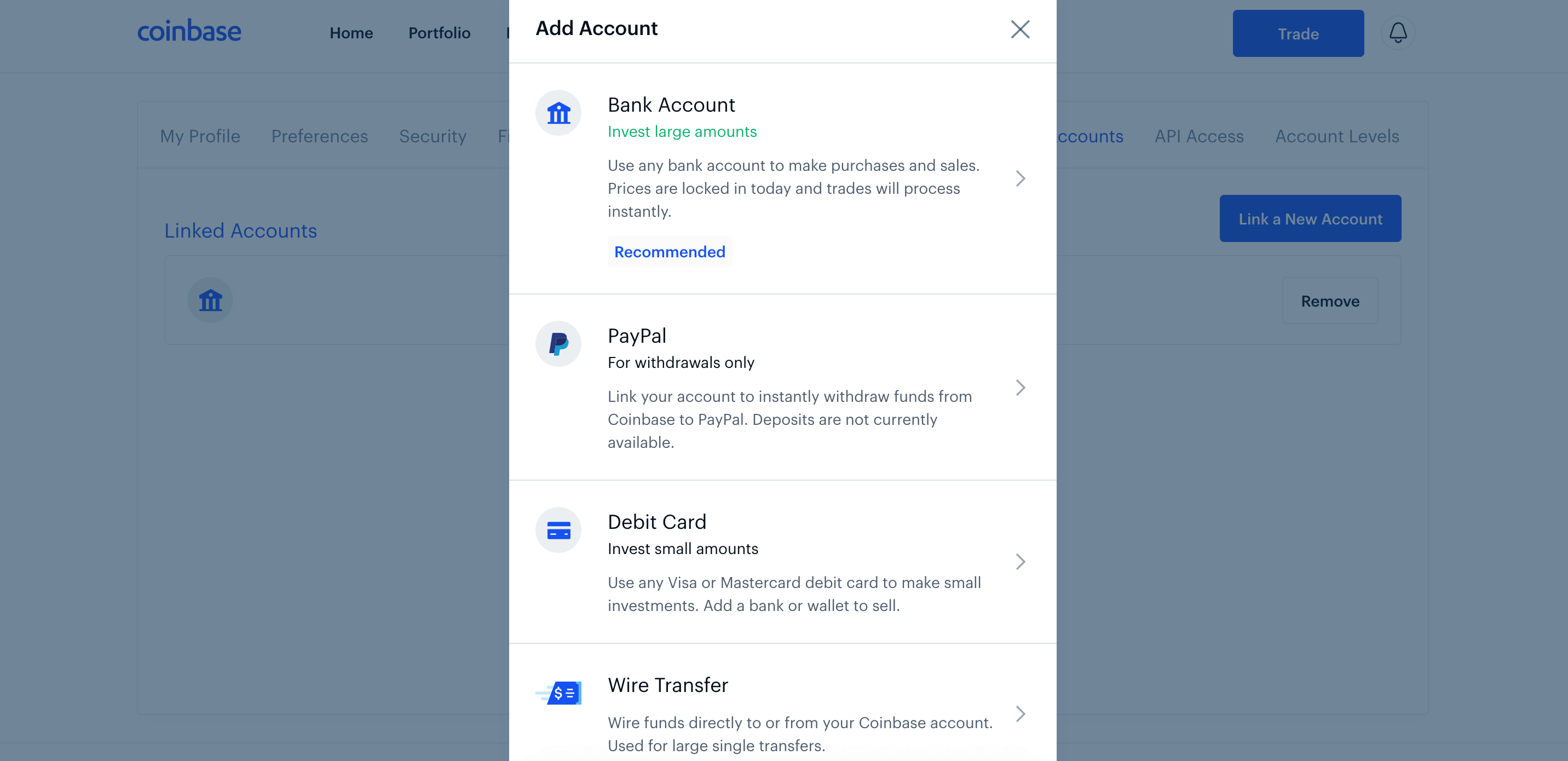 Coinbase Guide Connect Bank Account